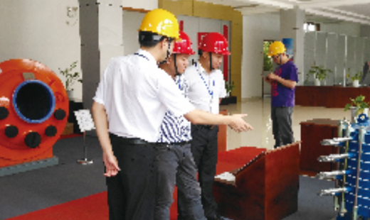 福建龍凈環(huán)保來我司考察交流